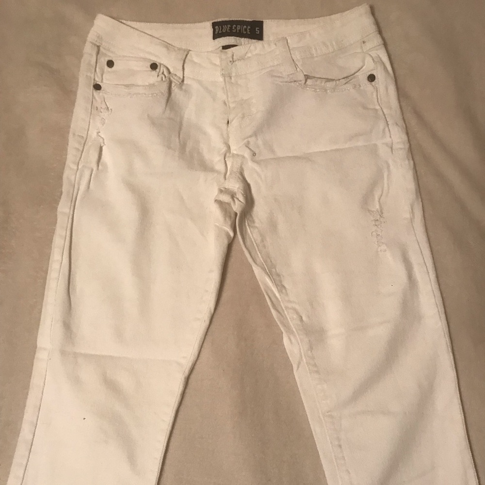 Blue Spice White Jeans (Brand New)